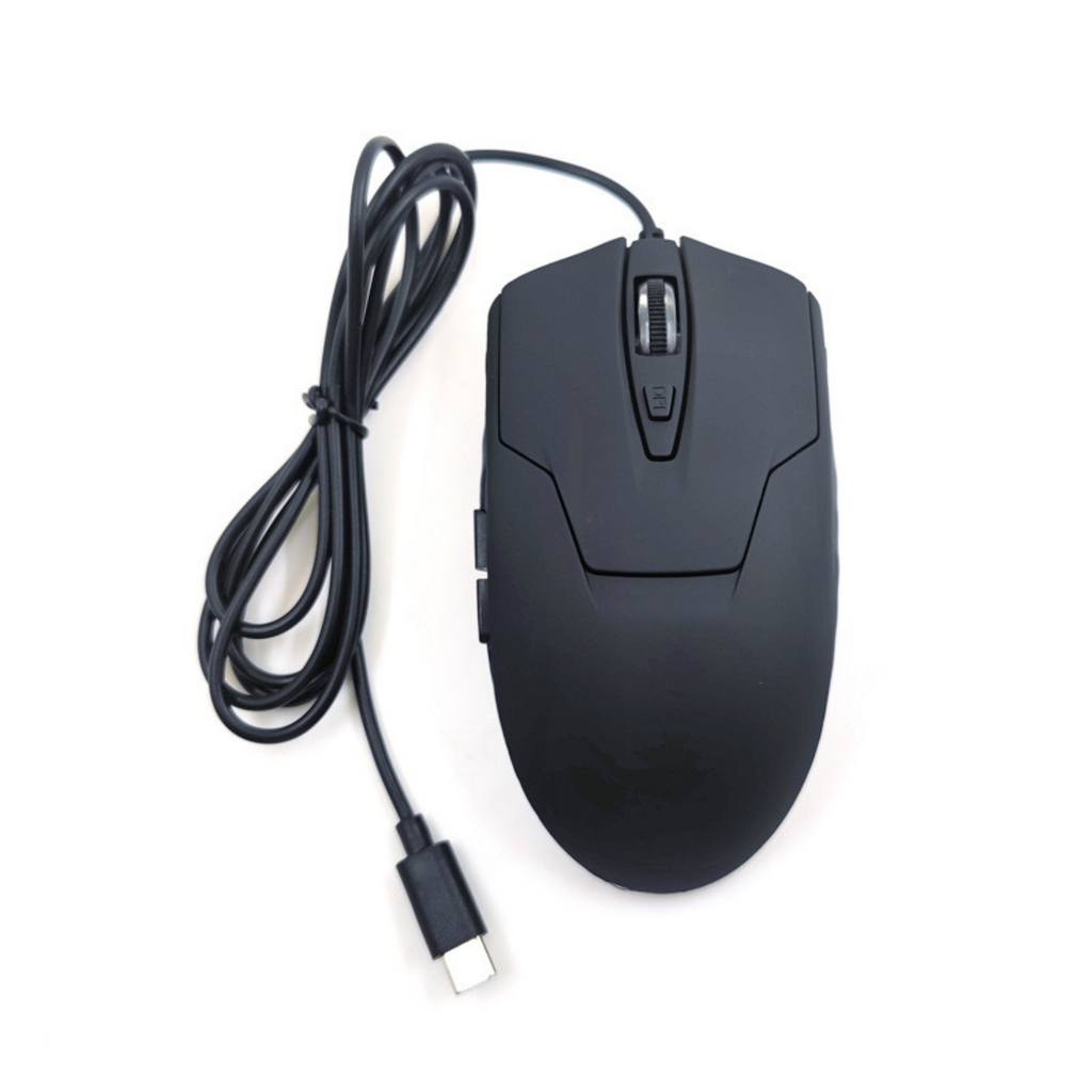 CBUS Wired USB C Mouse, 6-Button Quiet Click Computer Mouse - Silent Gaming Mouse Type-C