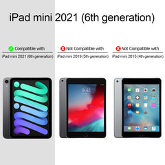 Matte Black Flex-Gel Silicone TPU Case for iPad mini (2020, 6th Generation)
