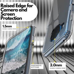 Clear Flex-Gel Case + 2x Glass Screen Protector for Nokia X100