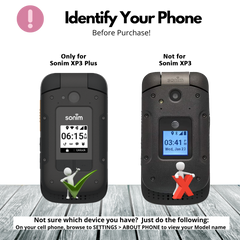 Fitted Leather Case for Sonim XP3 Plus