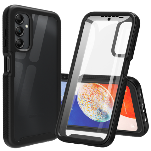 Heavy-Duty Case with Built-in Screen Protector for Samsung Galaxy A14 5G