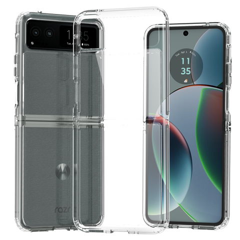 Clear Hard Case Cover for Motorola RAZR 2023