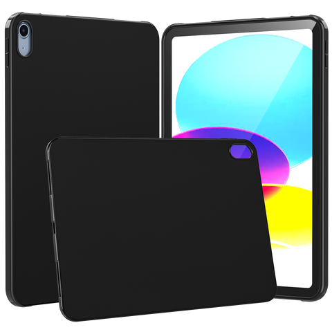 Matte Black Flex-Gel Case for iPad 10.9" 10th Gen (2022)