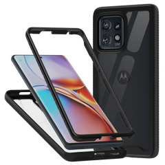 Motorola Edge Plus 2023 Phone Case - Heavy-Duty Case for Motorola Edge Plus 2023 (Black)