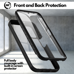 Heavy-Duty Case with Built-in Screen Protector for Samsung Galaxy A14 5G