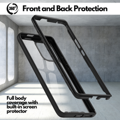 Motorola Edge Plus 2023 Phone Case - Heavy-Duty Case for Motorola Edge Plus 2023 (Black)