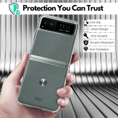 Clear Hard Case Cover for Motorola RAZR 2023