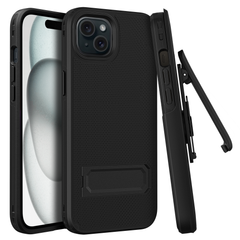 Holster Case with Belt Clip for iPhone 15 Plus