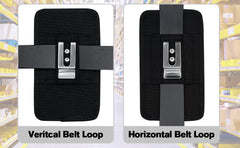 Zebra Scanner Holster Carrying Case Pouch for Zebra TC77, TC70, TC70x, TC75, TC75x, M60, MC67, Honeywell CN75 Rugged Barcode Scanner Holder with Metal Belt Clip