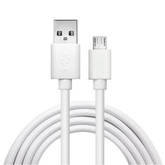 3ft Micro USB Cable for Motorola, Samsung, LG, BLU, Kyocera (White)
