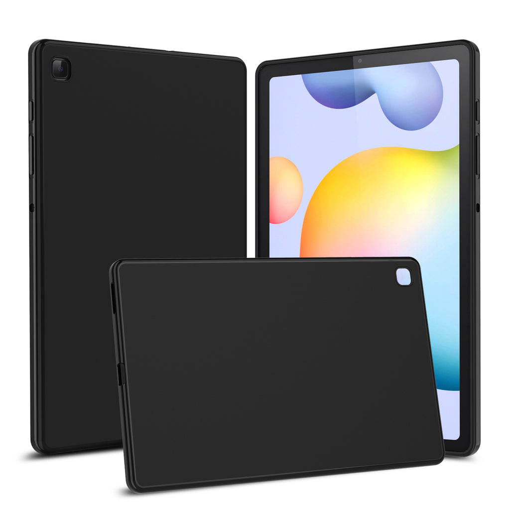 Flex-Gel Silicone TPU Case for Samsung Galaxy Tab S6 Lite (Matte Black)