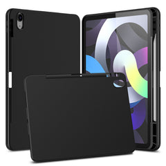 Matte Black Flex-Gel Silicone TPU Case for Apple iPad Air 4th Generation (2020)