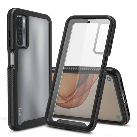 Heavy-Duty Case with Built-in Screen Protector for TCL 20s