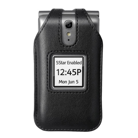 Fitted Leather Case for Jitterbug Flip