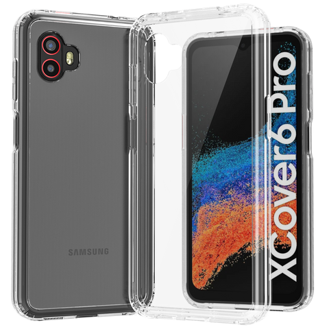 Clear Hard Case Cover for Samsung Galaxy XCover 6 Pro