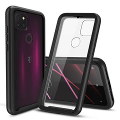 Heavy-Duty Case with Built-in Screen Protector for T-Mobile Revvl 5G