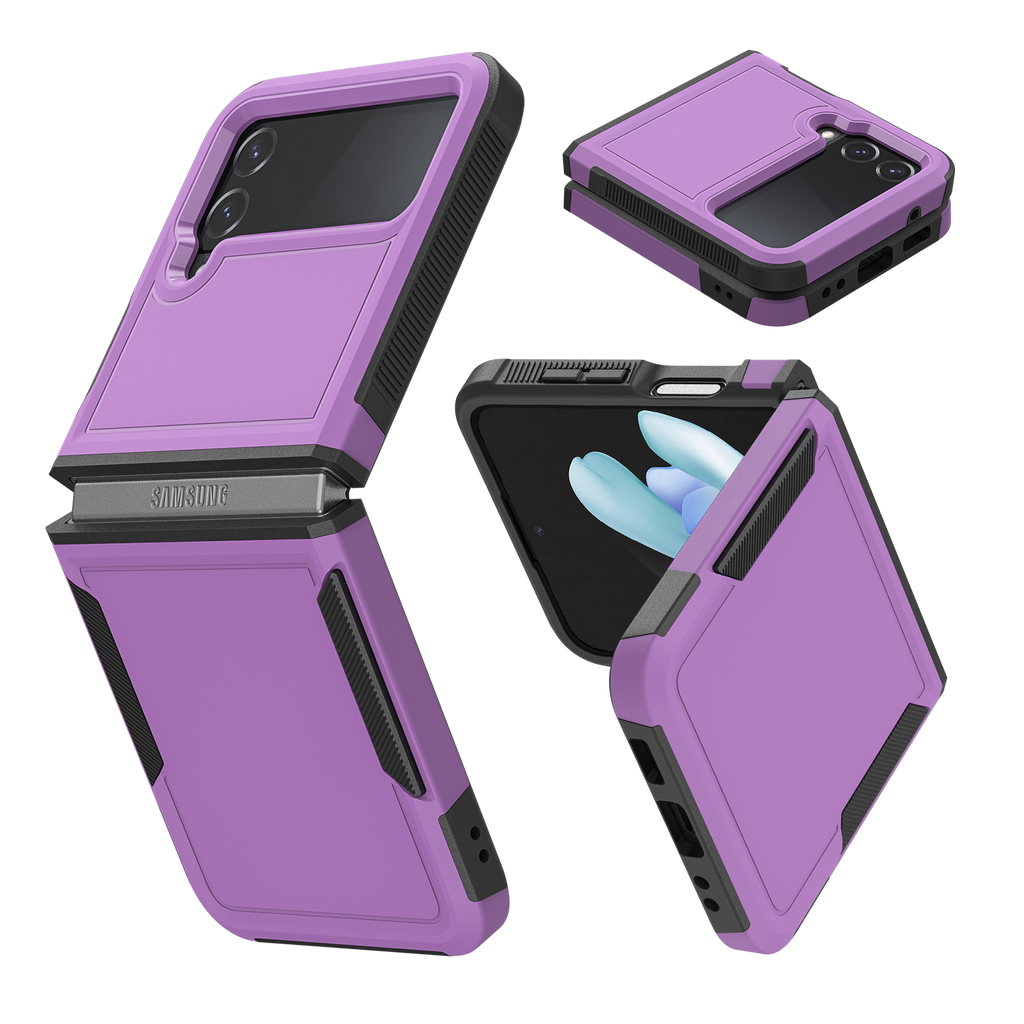 Grip Case for Samsung Galaxy Z Flip 4 (Purple)