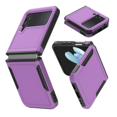 Grip Case for Samsung Galaxy Z Flip 4 (Purple)