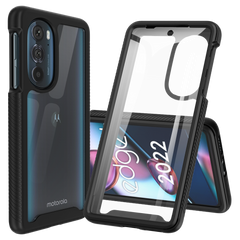 Heavy-Duty Case with Built-in Screen Protector for Motorola Edge Plus 5G UW (2022)