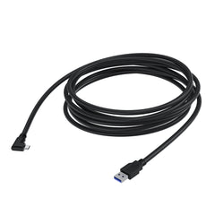 16ft Right-Angle USB-C 3.2 Gen 1 to USB-A 3.0 for Digital Cameras