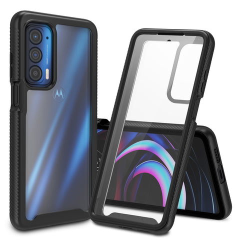 Heavy-Duty Case with Built-in Screen Protector for Motorola Edge 5G UW (2021)