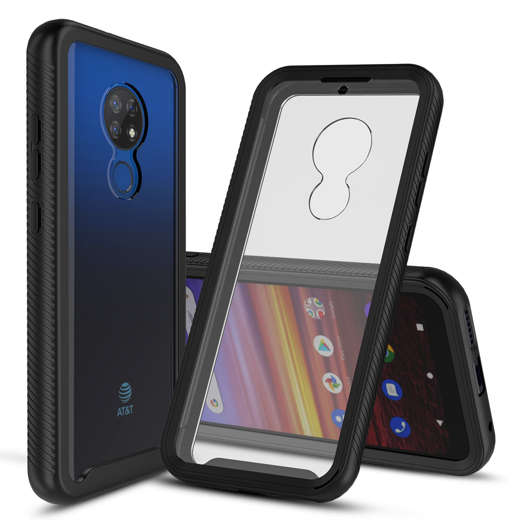 Heavy-Duty Case with Built-in Screen Protector for AT&T Radiant Max
