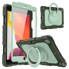 Mint Green Heavy-Duty Kid-Friendly Case with Handle Stand for iPad 10.2-inch 9th, 8th & 7th Generation (2021, 2020, 2019)