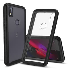 Heavy-Duty Case with Built-in Screen Protector for T-Mobile Revvl 4