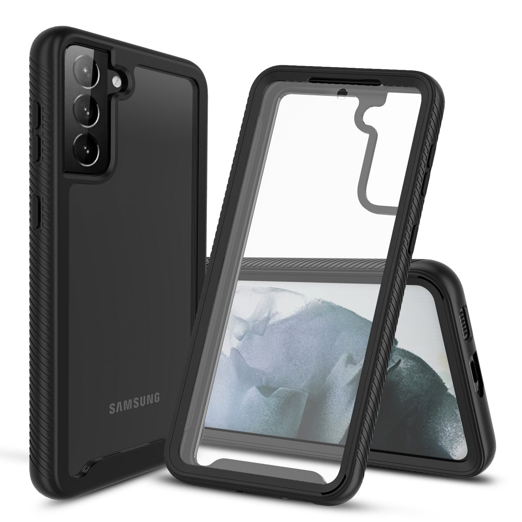 Heavy-Duty Case with Built-in Screen Protector for Samsung Galaxy S21 5G