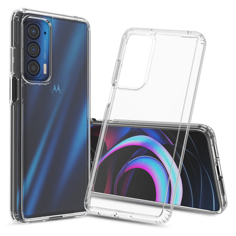 Clear Hard Case Cover for Motorola Edge 5G (2021)