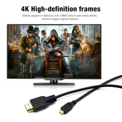 10ft HDMI to Micro HDMI Cable for GoPro, Sony, Canon, Panasonic LUMIX