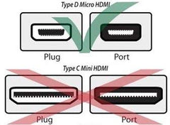 25ft  Extra Long HDMI to Micro HDMI Cable