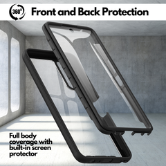 Heavy-Duty Case with Built-in Screen Protector for TCL Stylus 5G