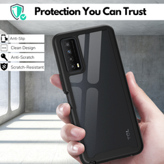 Heavy-Duty Case with Built-in Screen Protector for TCL Stylus 5G