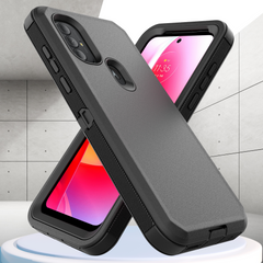 Heavy-Duty Holster + Case w/ Built-in Screen Protector for Motorola Moto G Power (2022)