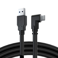 16ft Right-Angle USB-C 3.2 Gen 1 to USB-A 3.0 for Digital Cameras