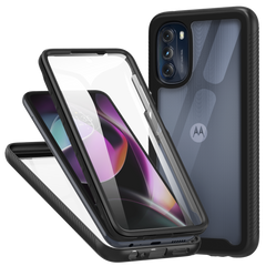Heavy-Duty Case with Built-in Screen Protector for Motorola Moto G 5G (2022)