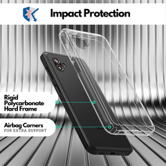 Clear Hard Case Cover for Samsung Galaxy XCover 6 Pro