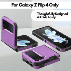 Grip Case for Samsung Galaxy Z Flip 4 (Purple)