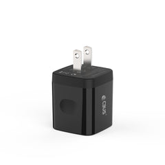 Fast Charger Cube Wall Power Adapter for Apple iPhone 11, 11 Pro, 11 Pro Max (Black)