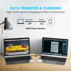 10-inch Short Length USB-C 3.2 Gen 2 Cable for SSD Hard Drives