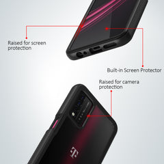 Heavy-Duty Case with Built-in Screen Protector for T-Mobile Revvl V+ 5G