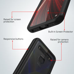 Heavy-Duty Case with Built-in Screen Protector for Verizon TCL 10 5G UW