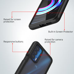 Heavy-Duty Case with Built-in Screen Protector for Motorola Edge 5G UW (2021)