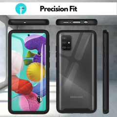 Heavy-Duty Case with Built-in Screen Protector for Samsung Galaxy A71 5G UW (Verizon)