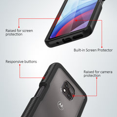 Heavy-Duty Case with Built-in Screen Protector for Moto G Power (2021)