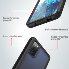Heavy-Duty Case with Built-in Screen Protector for Samsung Galaxy S20 FE