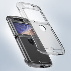 Clear Hard Case Cover for Motorola RAZR 5G (2020)