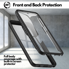 Heavy-Duty Case with Built-in Screen Protector for Motorola Moto G Stylus 5G (2022)