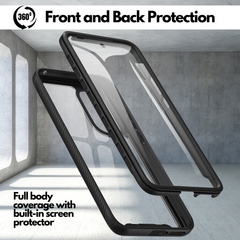 Heavy-Duty Case with Built-in Screen Protector for Motorola Edge (2022), Edge 5G UW (2022)